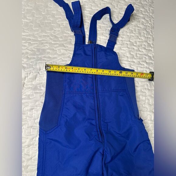 Vintage 90s Pacific Trail Youth Ski Suit Sz 12 Blue One-Piece Snow Bib Snowsuit - Picture 8 of 10